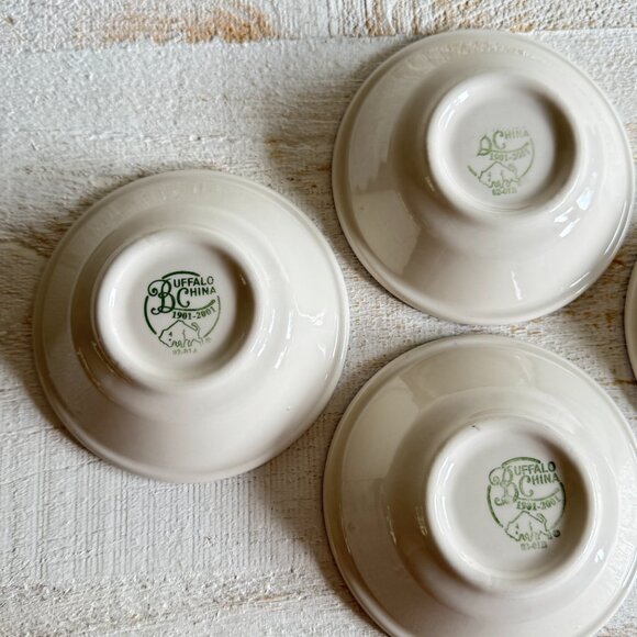 Set of Four Buffalo China Small Dip Bowls - Picture 7 of 11